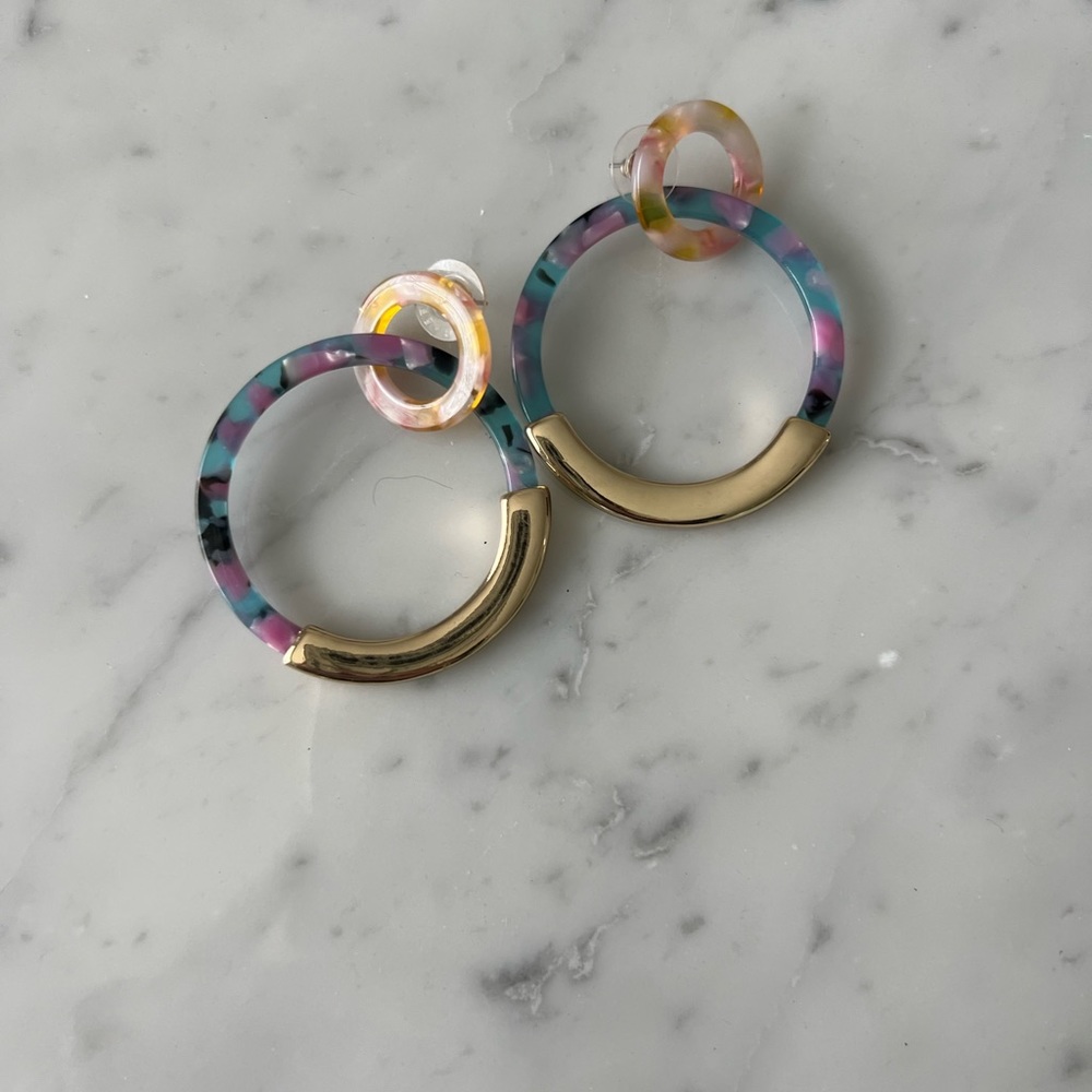 BaubleBar hoop earrings - Picture 2 of 3